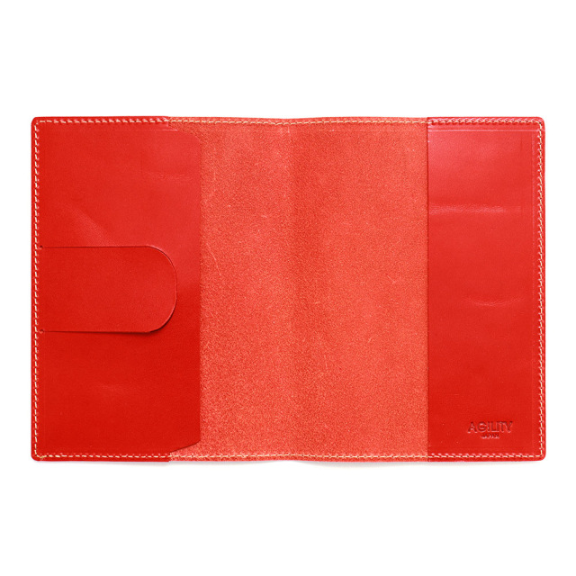 ブックカバー A6 シンプル おしゃれ しおり付き 革 本革 レザー