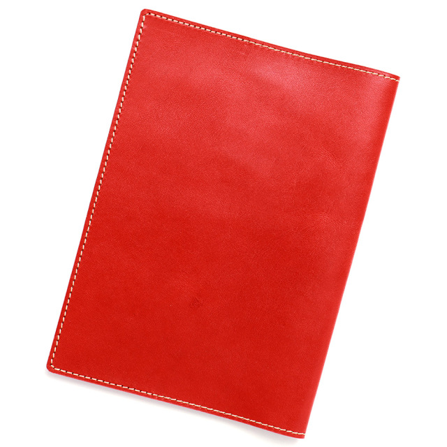 ブックカバー 革