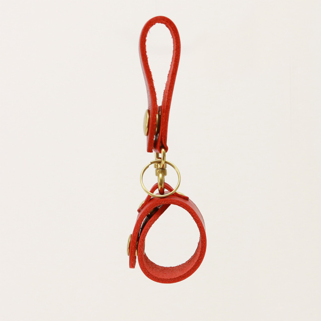 キーホルダー エコバッグ 携帯 忘れない グローブホルダー ベルトループ 本革