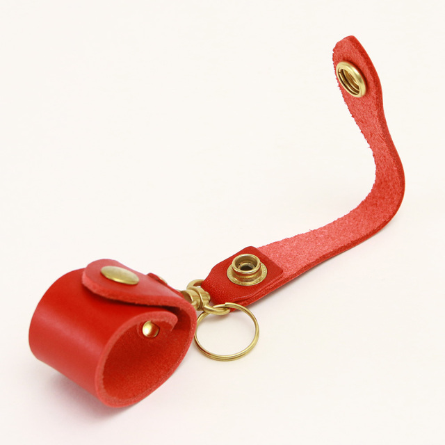 キーホルダー エコバッグ 携帯 忘れない グローブホルダー ベルトループ 本革