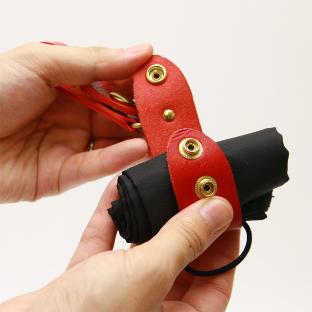 マイバッグホルダー エコバッグ レザー 革小物 キーホルダー