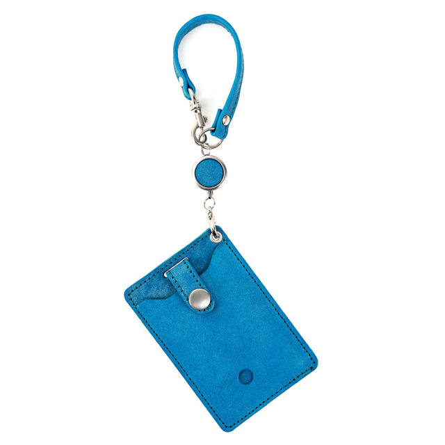 アジリティ パスケース 定期入れ リール付き メンズ 本革 agility