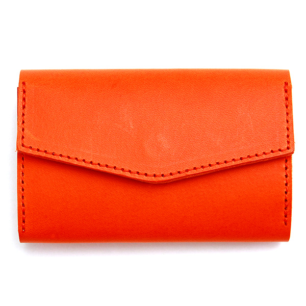 カードケース 名刺入れ ジャバラ 蛇腹 おしゃれ 革 レザー 薄型 フラップ