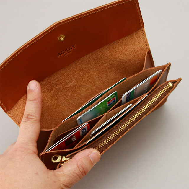 長財布 ロングウォレット シンプル フラット 薄型 革 レザー フラップ イタリアンレザー