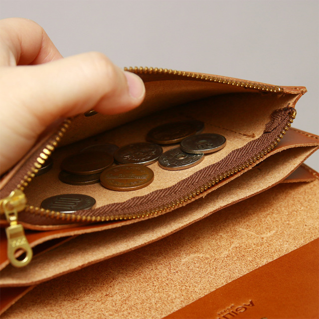 長財布 ロングウォレット シンプル フラット 薄型 革 レザー フラップ イタリアンレザー