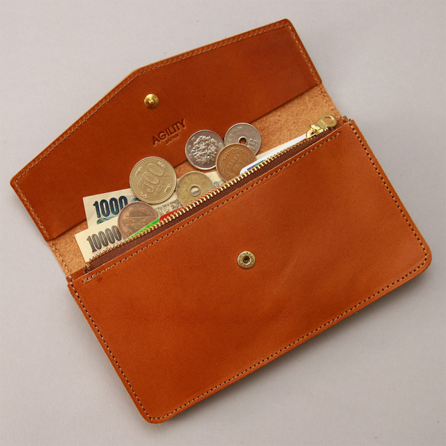 長財布 ロングウォレット シンプル フラット 薄型 革 レザー フラップ イタリアンレザー