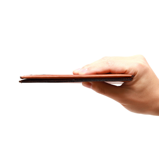 薄い財布 長財布 札入れ 極薄 小さい 薄い コンパクト 短い 革 本革 レザー ミニマリスト