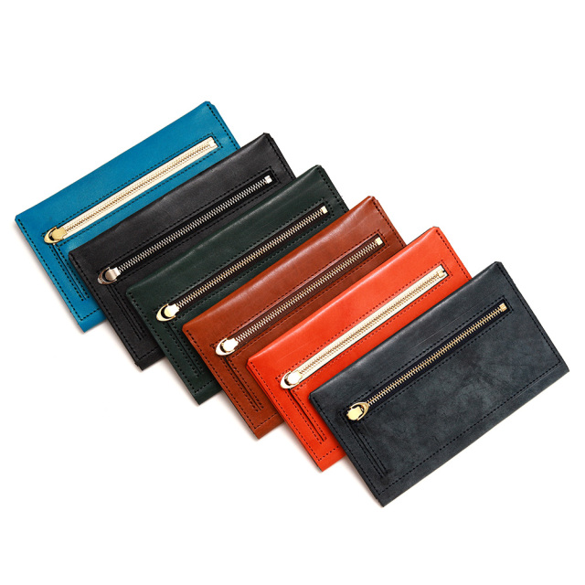 薄い財布 長財布 札入れ 極薄 小さい 薄い コンパクト 短い 革 本革 レザー ミニマリスト