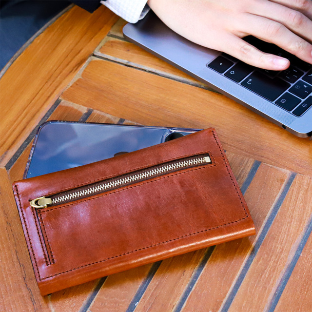 薄い財布 長財布 札入れ 極薄 小さい 薄い コンパクト 短い 革 本革 レザー ミニマリスト