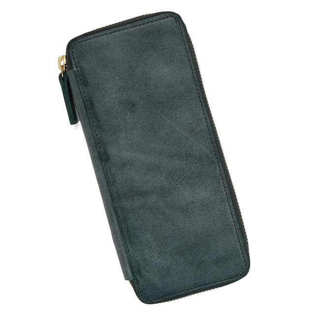 ペンケース 筆箱 ペンポーチ レザー 革 筆入れ ランドファスナー ペン入れ レザー 日本製