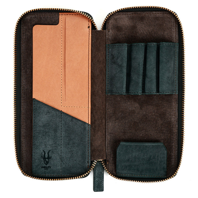 ごるを【本革】アシブラ、テオゴニア本革ケース オードル』(全4色)ロロマ/大切な文房具をしっかりガード 大人顔した本