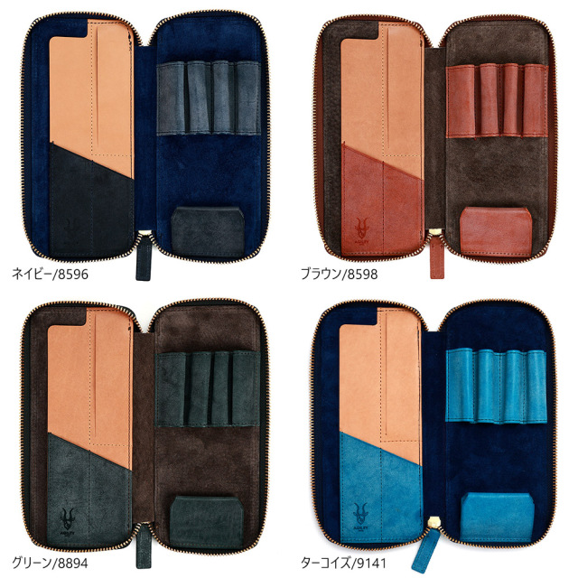 【popemaru様オーダー品】4本差しレザーペンケース popemaru様オーダー品】4本差しレザーペンケース - メルカリ