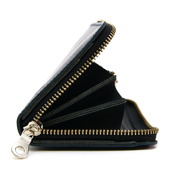 日本製 長財布 ラウンドファスナー