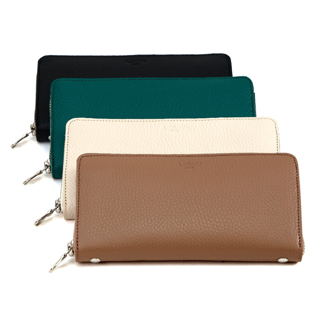 長財布 ラウンドファスナー 大容量 メンズ レディース 本革 レザー シンプル 定番 日本製