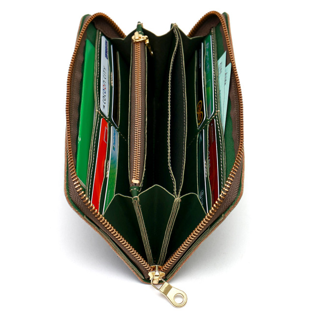 グロット』(全6色)東京レザー/通帳やパスポートが入る定番ラウンド