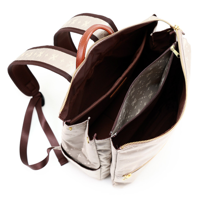 リュックサック レディース ナイロン 軽量 かるい A4 スクエア かわいい おしゃれ