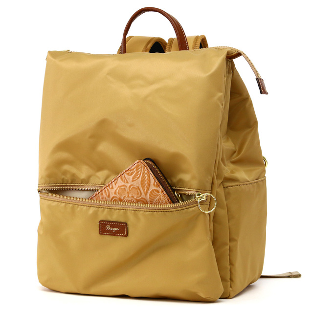 リュック サック レディース ナイロン 軽量 かるい A4 スクエア