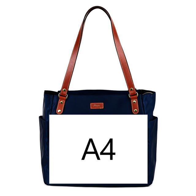 キャドトート』(全3色)テフツイル/直線的なデザインでオンオフ対応 A4