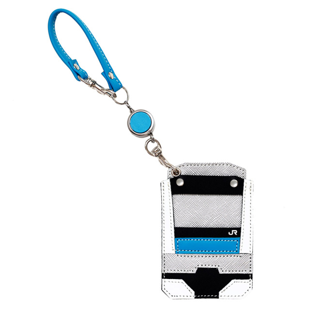 鉄道 電車 JR公認 パスケース 本革 京浜東北線 湘南新宿ライン 山手線 総武線