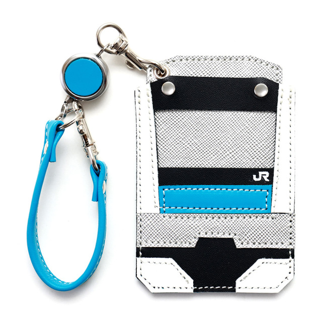 鉄道 電車 JR公認 パスケース 本革 京浜東北線 湘南新宿ライン 山手線 総武線