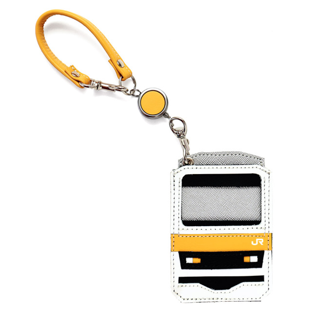 鉄道 電車 JR公認 パスケース 本革 京浜東北線 湘南新宿ライン 山手線 総武線