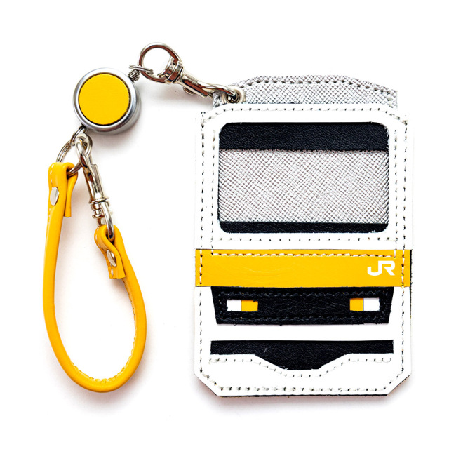 鉄道 電車 JR公認 パスケース 本革 京浜東北線 湘南新宿ライン 山手線 総武線