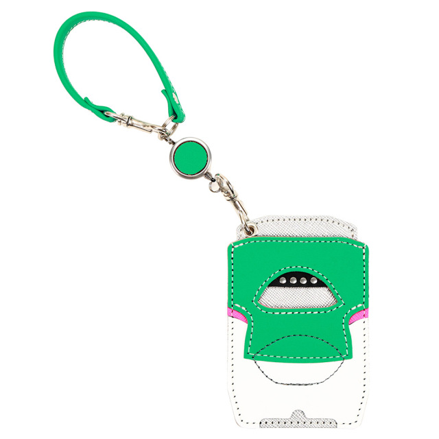 鉄道 電車 JR公認 パスケース 本革 京浜東北線 湘南新宿ライン 山手線 総武線