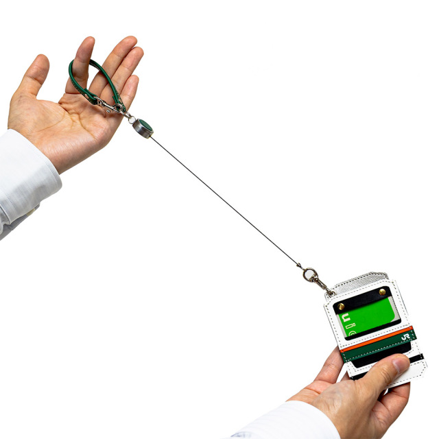 鉄道 電車 JR公認 パスケース 本革 京浜東北線 湘南新宿ライン 山手線 総武線