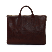 ビジネスバッグ メンズ A4 本革 スリム PCポケット 2way ショルダーベルト