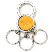 キーホルダー スライド式 22連 キーリング プルリング 鍵 キーリング なくさない 取り外し