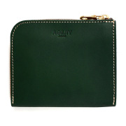 L字ファスナー ハーフウォレット ミドルウォレット コンパクト 本革 レザー 日本製