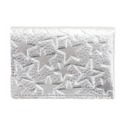 星柄 スター かわいい おしゃれ カードケース 名刺入れ 薄い スリム 30枚収納 レザー レディース 日本製