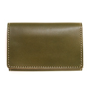 名刺入れ マチ有り 蛇腹 2層 70枚 シンプル ビジネス 革 本革 レザー 栃木レザー