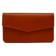 長財布 ロングウォレット シンプル フラット 薄型 革 レザー フラップ イタリアンレザー