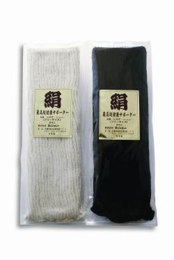 絹Ｗ編み健康サポーター（ショート）2本組
