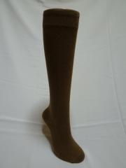 ダイヤ柄ハイソックス（ずり落ちない） 2足組