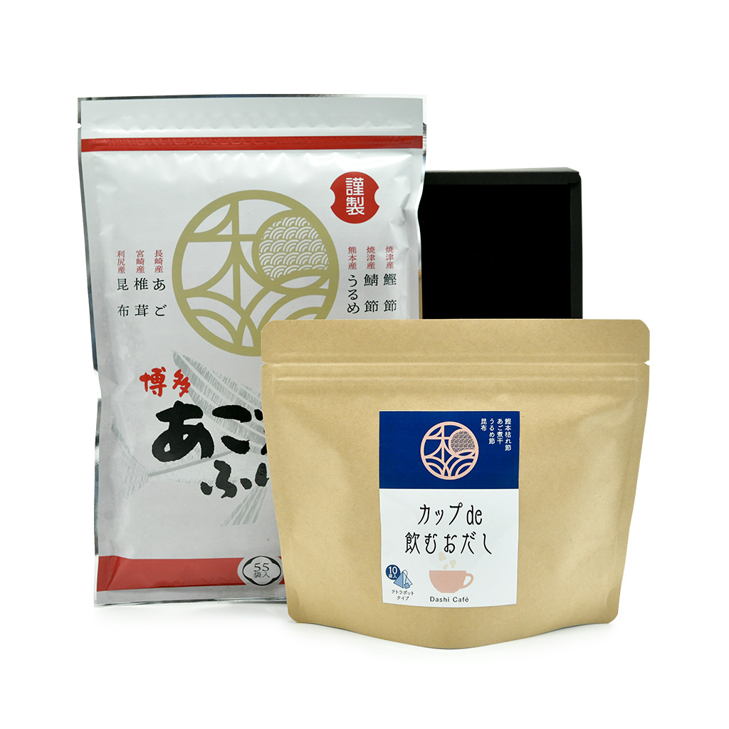 博多あご入りふりだしと飲むおだしのセット