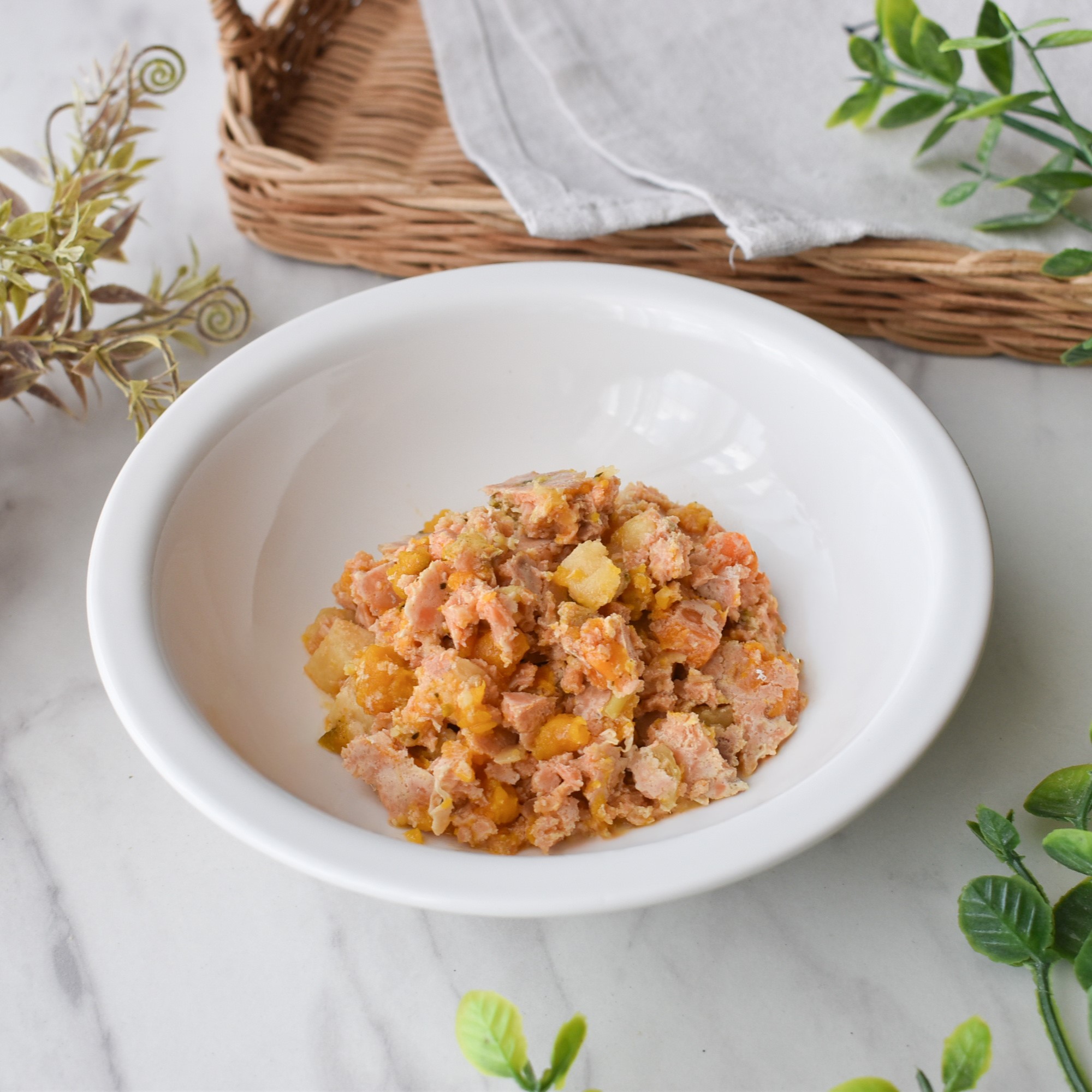 鮭と野菜のレトルト