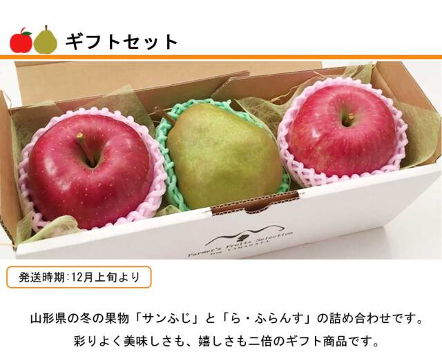 りんご ふるさと納税 山形県 山形県産厳選完熟高徳りんご 秀品 2kg化粧