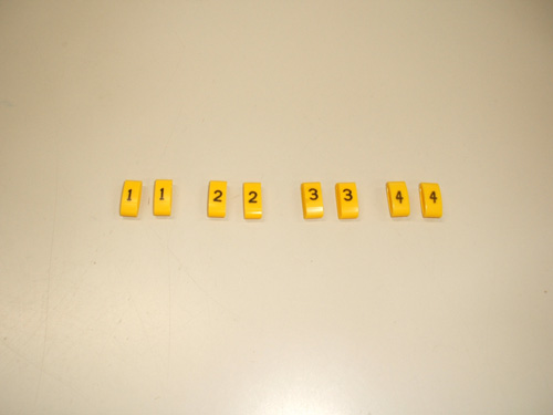 ASウオタニ コードマーカーセット(1-4)