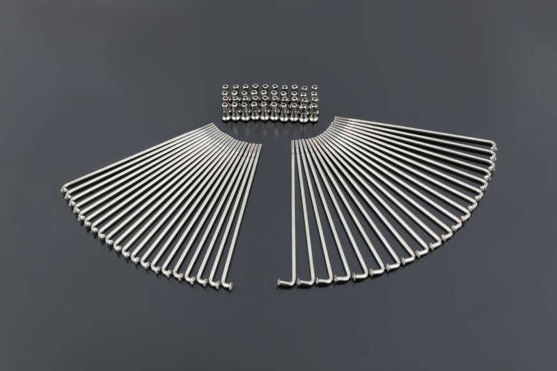 Z1/Z2,Z750-900,H2 (ドラムブレーキ) スペシャルステンレススポークセット リア用40PCセット・18゛(～2.15/STD）
