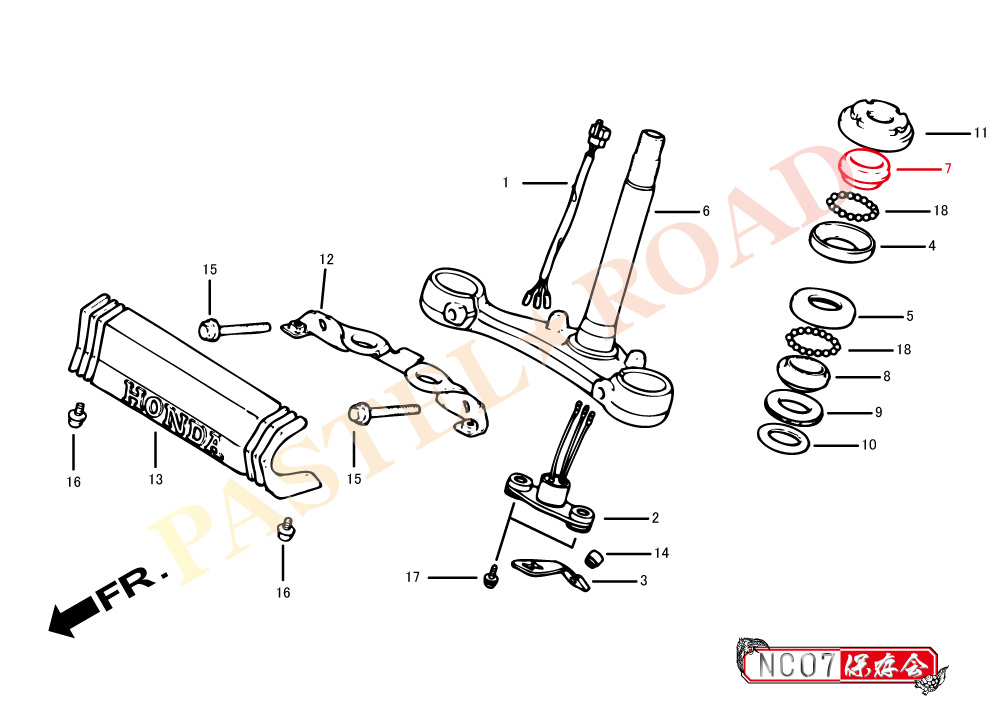 ステアリングトップコーンレース