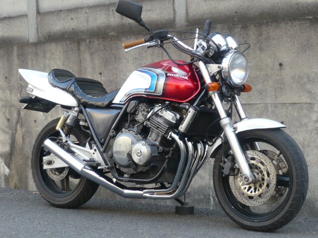 HONDA CB400SF R/S NC31 ショート管 メッキ マフラー 
