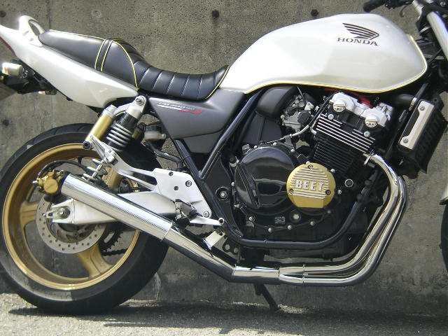 CB400SF VTEC NC39 ショート管 メッキ マフラー