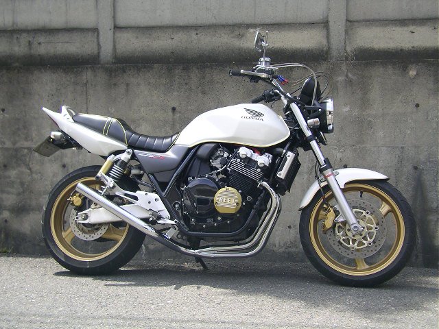 CB400SF VTEC NC39 スリム管 メッキ マフラー