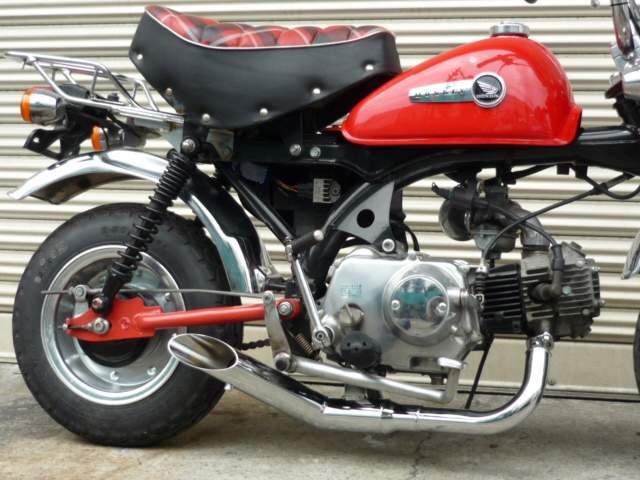 モンキー キャブ車用 やんちゃ管 メッキ マフラー