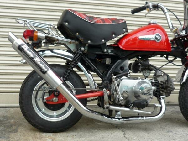 モンキー キャブ車用 PRETTY管 タイプ3 メッキ
