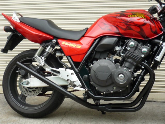 CB400SF REVO NC42 スリム管 黒 マフラー