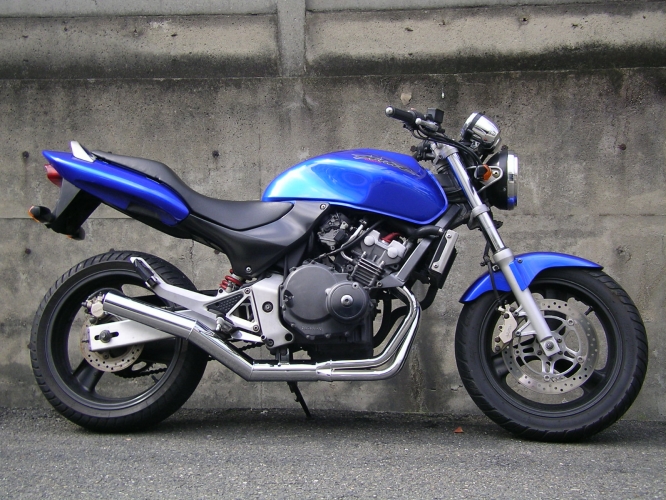 ホーネット250 ショート管 メッキ マフラー
