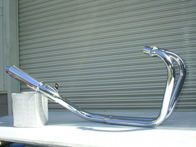 スーパーホーク3 4-1管 ALサイレンサー 50.8π メッキ マフラー